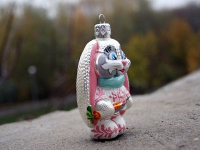 Ёлочная игрушка Зайка Нежность