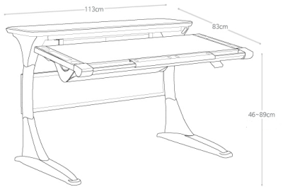 Стол эргономичный HARVARD BD333 Comf-pro