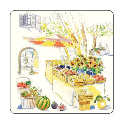 Набор из 4 подставок под бокалы