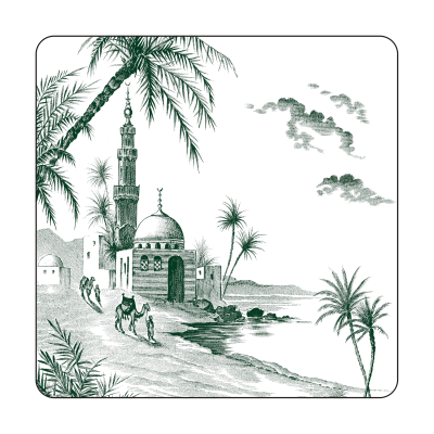 Набор из 4 подставок под бокалы