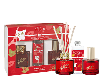 Набор подарочный Лолита Лемпика Красная: интерьерные спрей-духи 50мл и диффузор 90мл